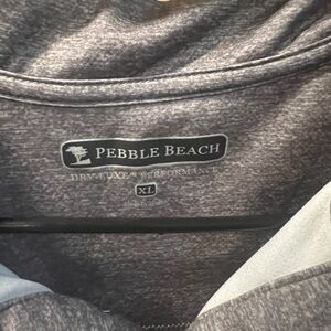 Pebble Beach Heathered Gray Performance Top